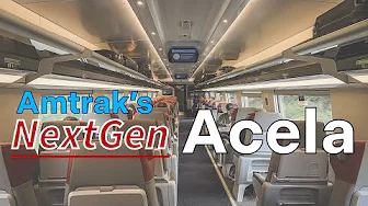 Riding Amtrak’s BRAND NEW NextGen Acela