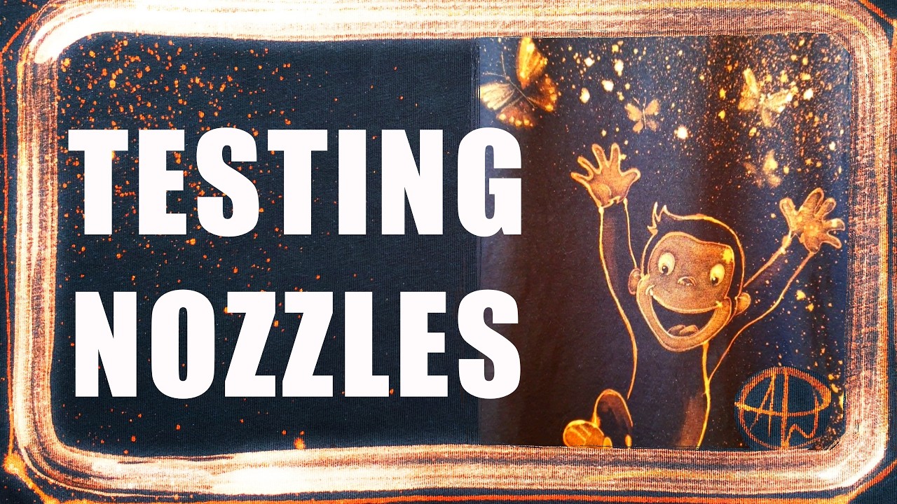 Staying Curious Bleach Painting Curious George & Testing Precision Nozzles