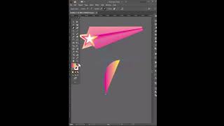 how to Create 3D Star Gradient Ribbon in Adobe Illustrator  Blend Tool Tutorial
