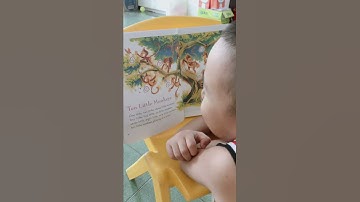 Ten little monkeys - By Tom 4 years old- grapeseed