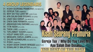 Kumpulan lagu Hits  lawas 4 BAND LEGENDARIS | panbers,the mercys,D'lloyd,Koes plus