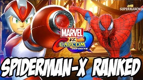 My First Ever MVCI Ranked Matches! - Marvel Vs Capcom Infinite: "Spiderman" & "Megaman X" Gameplay