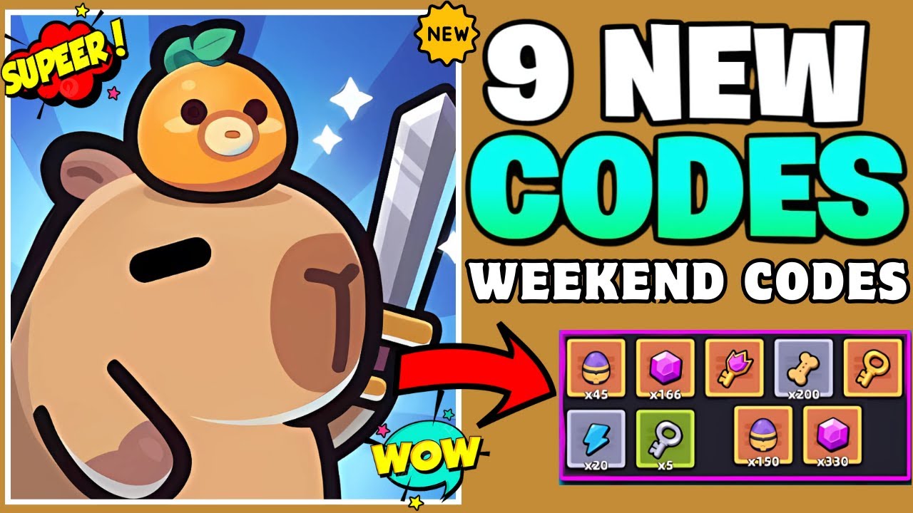 Capybara Code ⚡*WEEKEND☑️CODES*⚡CAPYBARA GO REDEEM CODES 2025 FEBRUARY - CAPYBARA GO ...