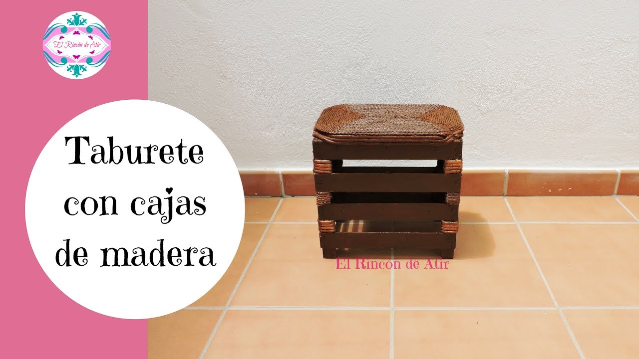 taburete youtube taburete con cajas de madera youtube taburete youtube taburete con cajas de madera youtube