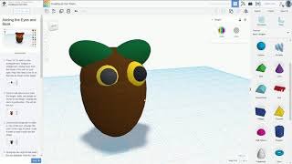 TinkerCad - Tutorial 5.2 - How to build a Totem Pole (Owl)