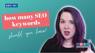 How Many SEO Keywords Should You Focus On per Page | Keyword Clusters