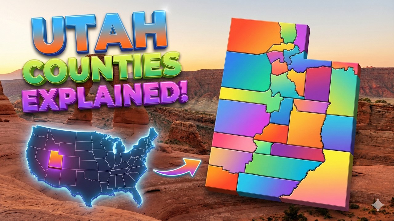 Utah's 29 Counties Explained! | Orion Studios Animation