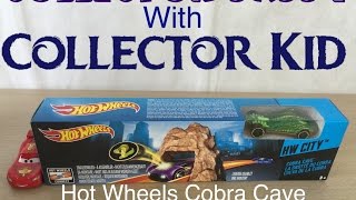 Hot wheels cobra cave hot wheels city opening with lightning McQueen