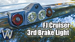 Toyota FJ Cruiser Custom Third Brake Light And Camera - How To Install by Wanderlost Overland 8,671 views 6 months ago 18 minutes