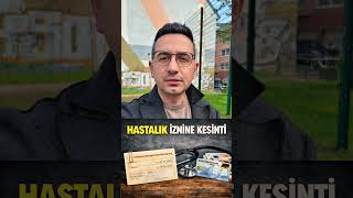 Hastalik İzni̇ne Kesi̇nti̇