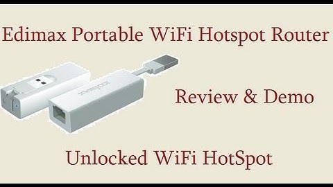 Edimax Portable WiFi Router BR 6258nL Review With Demo