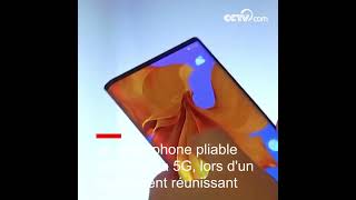 presentation huawei mate x pliable