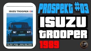 Isuzu Trooper | Classic SUV Youngtimer 4x4 | 1989 German | Prospekt