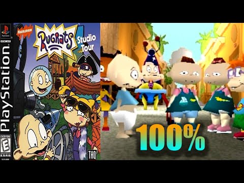 Rugrats: Studio Tour [24] 100% PS1 Longplay