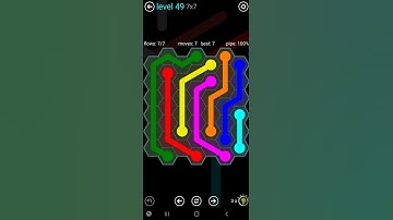 How To Solve Flow Free Hexes 7x7 Mania Level 49 Board Walk Through Solution Walkthrough