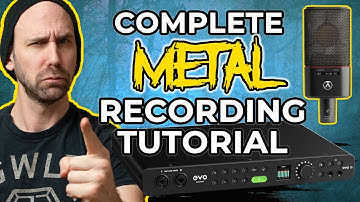 RECORDING a full METAL SONG from start to finish! (and all the Gear you need)