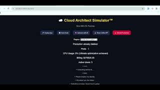 Cloud Architect Simulator™ ( Deploying Nothing at Scale)
