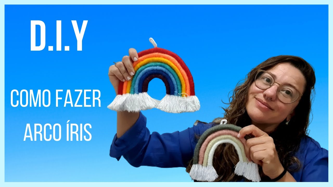 TUTORIAL ARCO ÍRIS - D.I.Y - MACRAME