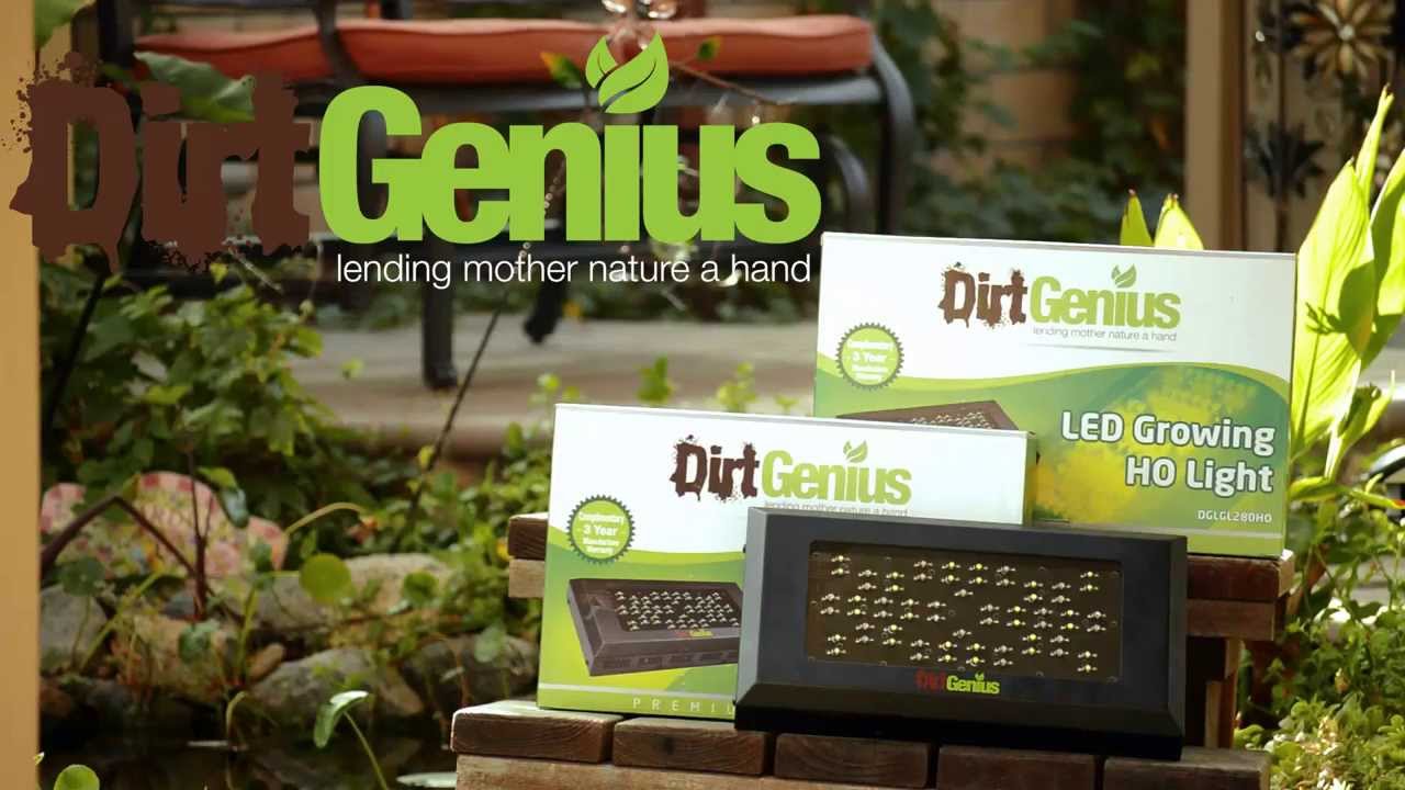 Dirt Genius | Advanced Horticultural LED Grow Light Systems