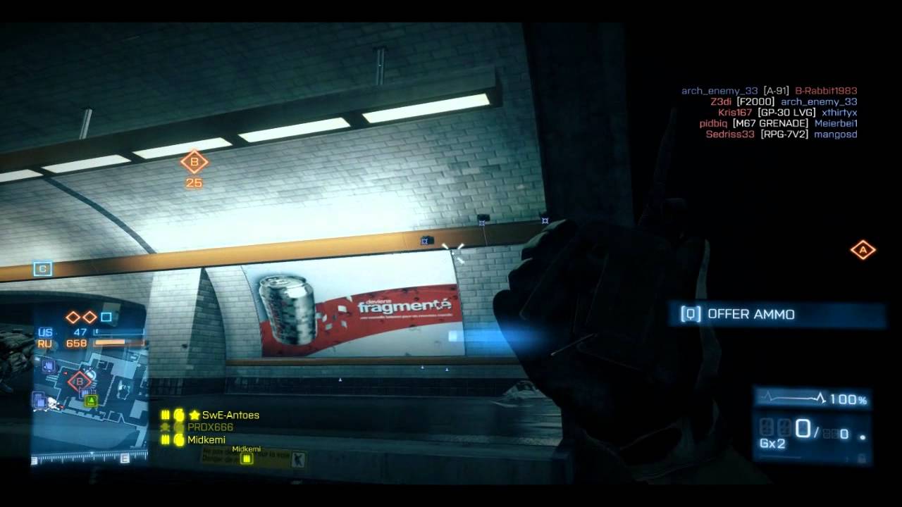 BF3 operation metro c4 glitch!