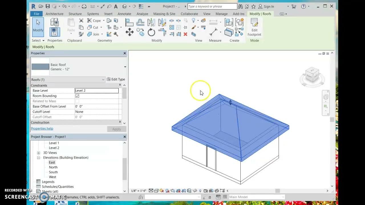 Revit tutorial Hiding your roof and or walls to add things inside your