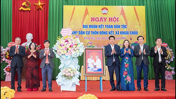 Ngày hội đại đoàn kết toàn dân tộc 08 11 2025 dân cư  thôn đông kết xã khoái châu Tinh Hưng Yên