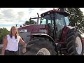 Girl on tractor | Gessica driving Fiatagri G240 + ripper Angeloni Breaker