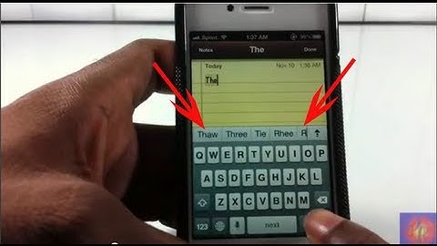 FULL Demo & Tutorial: How To Enable Hidden Android Style Auto Correct Bar iOS 5 (No Jailbreak)