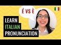CLOSED E vs OPEN E vowel sound | LEARN ITALIAN