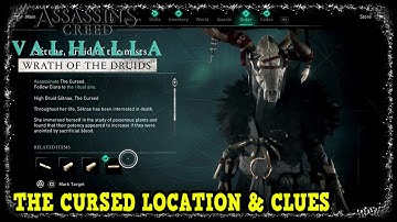 The Cursed Location in Wrath of the Druids (AC Valhalla The Cursed Location & Clue)