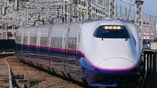 東北新幹線　なすの号E2系新幹線　小山駅発車　かご形三相誘導電動機MT205の加速音