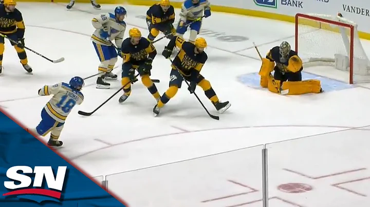 Robert Thomas Snipes Beautiful Goal Top-Shelf On J...