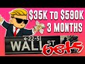 r/wallstreetbets $35K to $590K in 3 MONTHS (WSB YOLO OPTIONS TRADING)