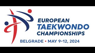 M -54 kg Furkan Ubeyde Camoglu TUR  - R. IVKOVIC SRB European Taekwondo Championships 2024 Belgrade