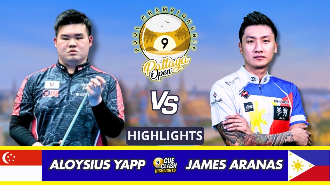 Алоизиус Япп против Джеймса Аранаса | 1/64 финала | Чемпионат Паттайи по бильярду 2026