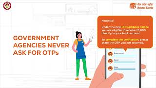 Bank of Baroda | OTP Fraud Awareness | #CyberJagrooktaDiwas