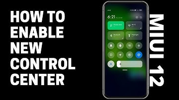 How To Enable New Control Center in Redmi Phones | MIUI 12 | Sunnytechintelugu
