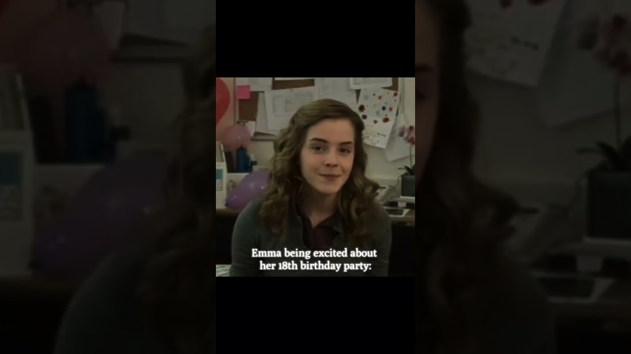 Emma Watson’s 18th birthday… 💔 