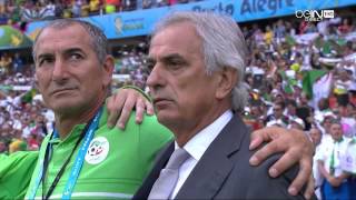 السلام الوطني لمنتخب  الجزائر العربي الوحيد بمونديال البرازيل 2014 - National Anthem of Algeria