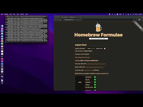 006 - Install supervisor via homebrew - Mac M1