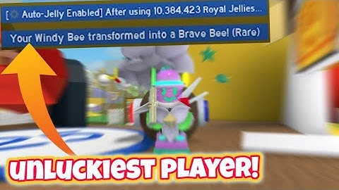 Reacting to the UNLUCKIEST Players in Bee Swarm Simulator..