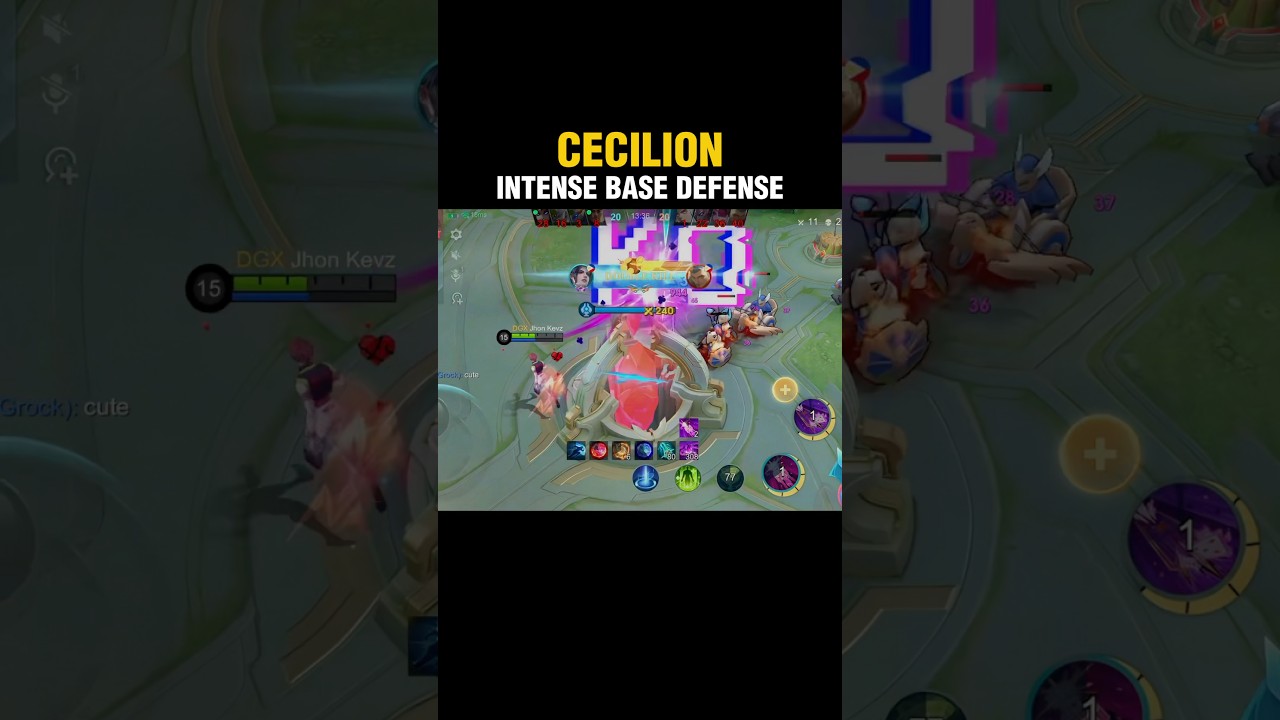 Cecilion Intense Base Defense! 