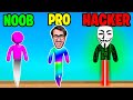 NOOB VS PRO VS HACKER SU MR. SLICE!