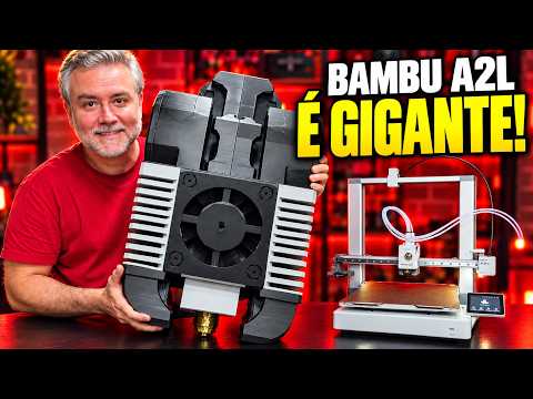 Bambu Lab A2L: a impressora 3D pra quem precisa imprimir GRANDE