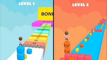 Cube Stacker Surfer Race Games | Gameplay | Playstore Games|  Walkthrough | Android iOS