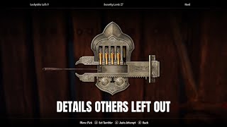 Oblivion Lockpicking Explained Like Youre 5