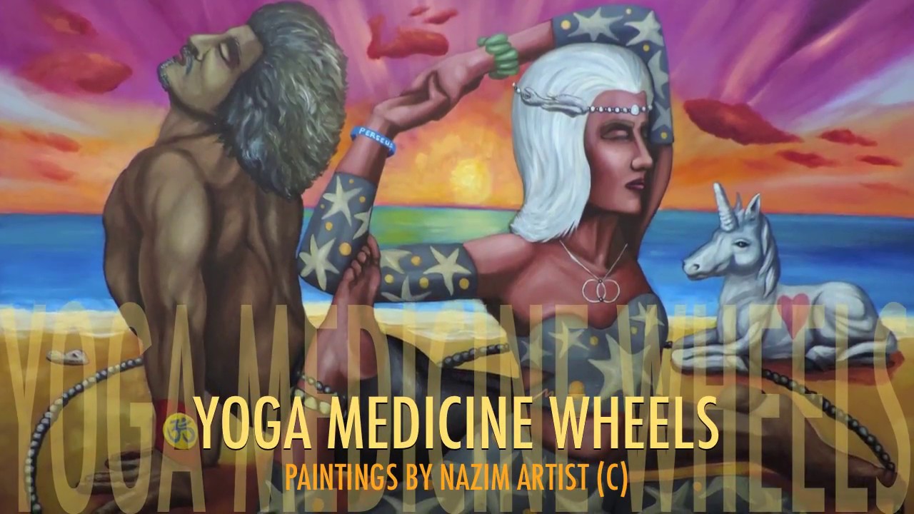 YOGA MEDICINE WHEELS Painting Series 2016