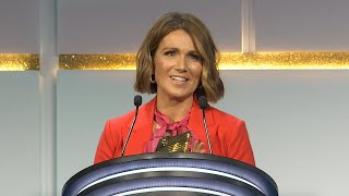 GMB's Susanna Reid gives her acceptance speech for Network Presenter of the Year