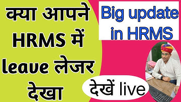 What is leave ledger? How to view leave ledger in HRMS | How to view leave ledger in HRMS | #goth...