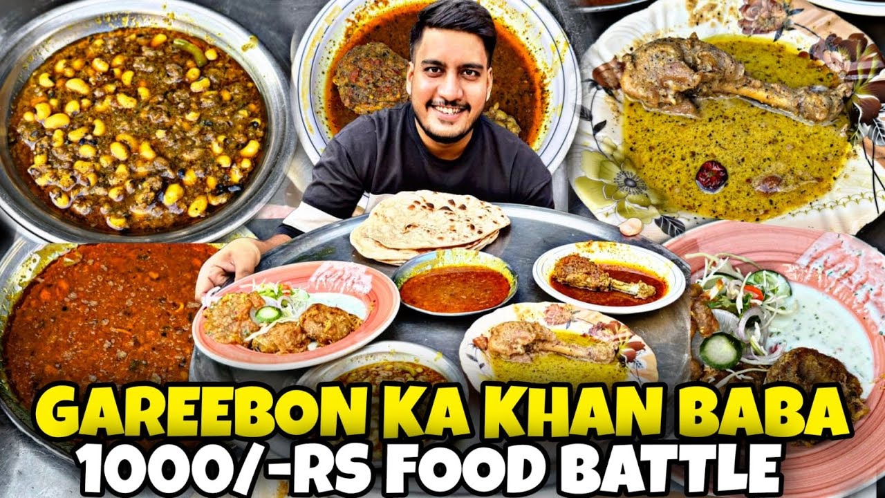 1,000 Rupees Street Food Challenge in Lahore Pakistan -2025. 